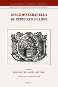 Cover: Giacomo Zabarella, De rebus naturalibus (2 vols.) - Brill
