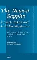 Cover: The Newest Sappho: P. Sapph. Obbink and P. GC inv. 105, Frs. 1-4 - Brill