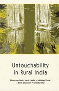 Enlarge image Cover: Untouchability in Rural India - SAGE Publications Inc