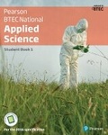 Cover: BTEC National Applied Science Student Book 1 - Pearson Education Limited