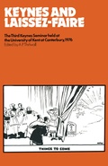 Cover: Keynes and Laissez-Faire - Palgrave Macmillan