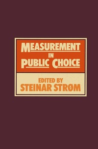 Abbildung von: Measurement in Public Choice - Palgrave Macmillan