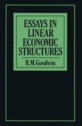 Cover: Essays in Linear Economic Structures - Palgrave Macmillan