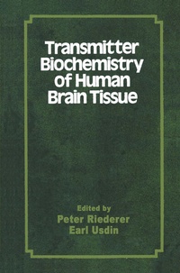 Enlarge image Cover: Transmitter Biochemistry of Human Brain Tissue - Palgrave Macmillan