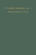 Cover: O'Casey Annual No. 1 - Palgrave Macmillan