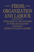 Cover: Firms, Organization and Labour - Palgrave Macmillan