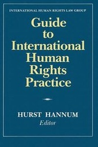 Enlarge image Cover: Guide to International Human Rights Practice - Palgrave Macmillan