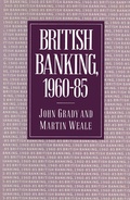 Cover: British Banking, 1960-85 - Palgrave Macmillan