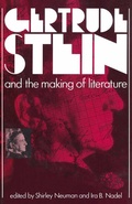 Cover: Gertrude Stein and the Making of Literature - Palgrave Macmillan