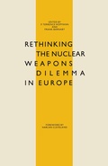 Cover: Rethinking the Nuclear Weapons Dilemma in Europe - Palgrave Macmillan