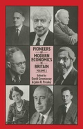 Cover: Pioneers of Modern Economics in Britain - Palgrave Macmillan
