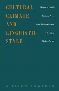 Abbildung von: Cultural Climate and Linguistic Style - Palgrave Macmillan