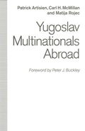 Cover: Yugoslav Multinationals Abroad - Palgrave Macmillan