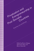 Cover: Privatization and Entrepreneurship in Post-Socialist Countries - Palgrave Macmillan