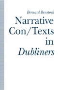 Cover: Narrative Con/Texts in Dubliners - Palgrave Macmillan