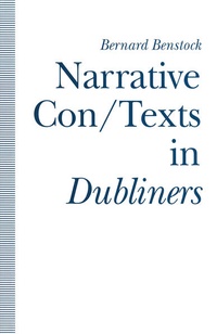 Enlarge image Cover: Narrative Con/Texts in Dubliners - Palgrave Macmillan