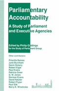 Cover: Parliamentary Accountability - Palgrave Macmillan