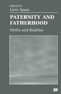 Cover: Paternity and Fatherhood - Palgrave Macmillan