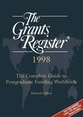 Cover: The Grants Register&reg; 1998 - Palgrave Macmillan