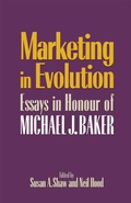 Cover: Marketing in Evolution - Palgrave Macmillan