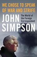 Cover: We Chose to Speak of War and Strife - Bloomsbury Publishing PLC