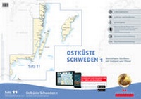 Abbildung von: Sportbootkarten Satz 11: Ostküste Schweden 1 (berichtigt bis 1/2016) - Delius Klasing