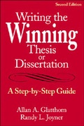 Cover: Writing the Winning Thesis or Dissertation - Corwin Press Inc