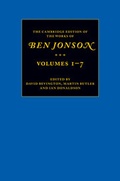 Cover: The Cambridge Edition of the Works of Ben Jonson 7 Volume Set - Cambridge University Press