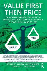 Enlarge image Cover: Value First then Price - Routledge