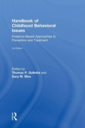 Cover: Handbook of Childhood Behavioral Issues - Routledge