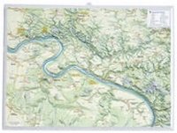 Abbildung von: Sächsische Schweiz klein 1:50.000 ohne Rahmen - georelief