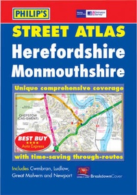 Abbildung von: Philip's Street Atlas Herefordshire and Monmouthshire - Philip's