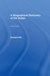 Abbildung von: A Biographical Dictionary of the Sudan - Routledge