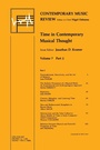 Cover: Time in Contemporary Musical Thought - Routledge