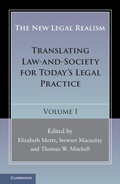 Cover: The New Legal Realism: Volume 1 - Cambridge University Press