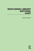 Cover: Routledge Library Editions: Kant - Routledge