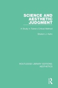 Cover: Science and Aesthetic Judgement - Routledge