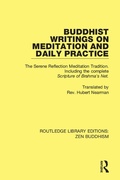 Cover: Buddhist Writings on Meditation and Daily Practice - Routledge