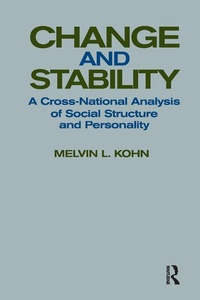 Enlarge image Cover: Change and Stability - Routledge