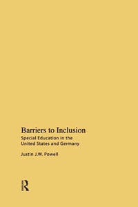 Enlarge image Cover: Barriers to Inclusion - Routledge
