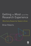 Cover: Getting the Most Out of the Research Experience - SAGE Publications Inc