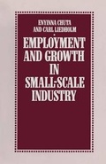 Cover: Employment and Growth in Small-Scale Industry - Palgrave Macmillan