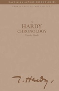Cover: A Hardy Chronology - Palgrave Macmillan