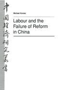 Cover: Labour and the Failure of Reform in China - Palgrave Macmillan