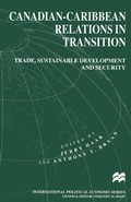 Cover: Canadian-Caribbean Relations in Transition - Palgrave Macmillan