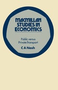 Cover: Public versus Private Transport - Palgrave Macmillan