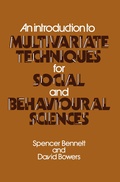 Cover: An Introduction to Multivariate Techniques for Social and Behavioural Sciences - Palgrave Macmillan