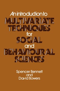 Enlarge image Cover: An Introduction to Multivariate Techniques for Social and Behavioural Sciences - Palgrave Macmillan