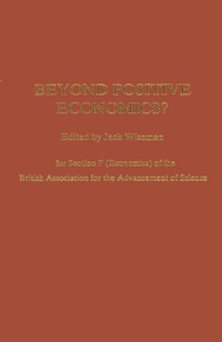 Enlarge image Cover: Beyond Positive Economics? - Palgrave Macmillan