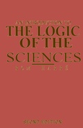Cover: An Introduction to the Logic of the Sciences - Palgrave Macmillan